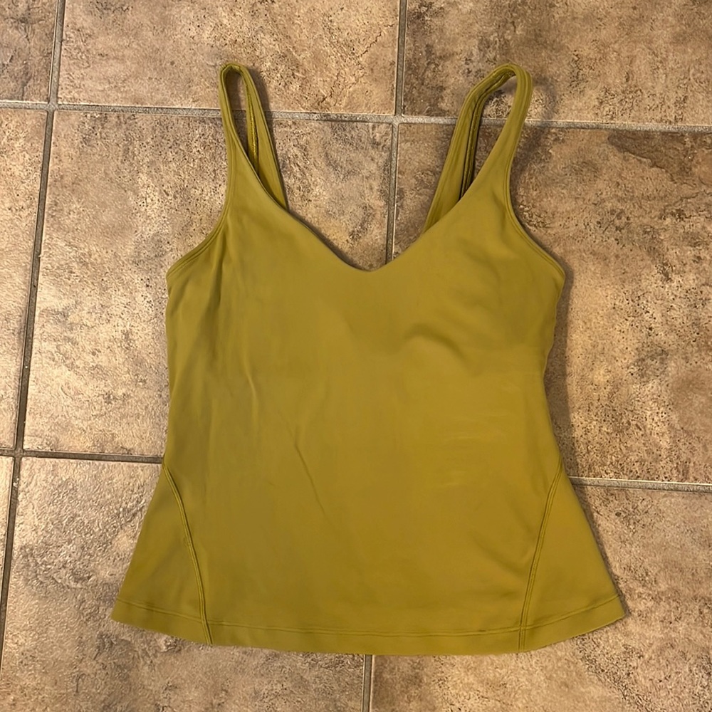 Lululemon align tank, mustard color, sz 6